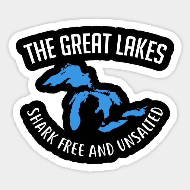 Lake - The Great Lakes Sticker by Shiva121